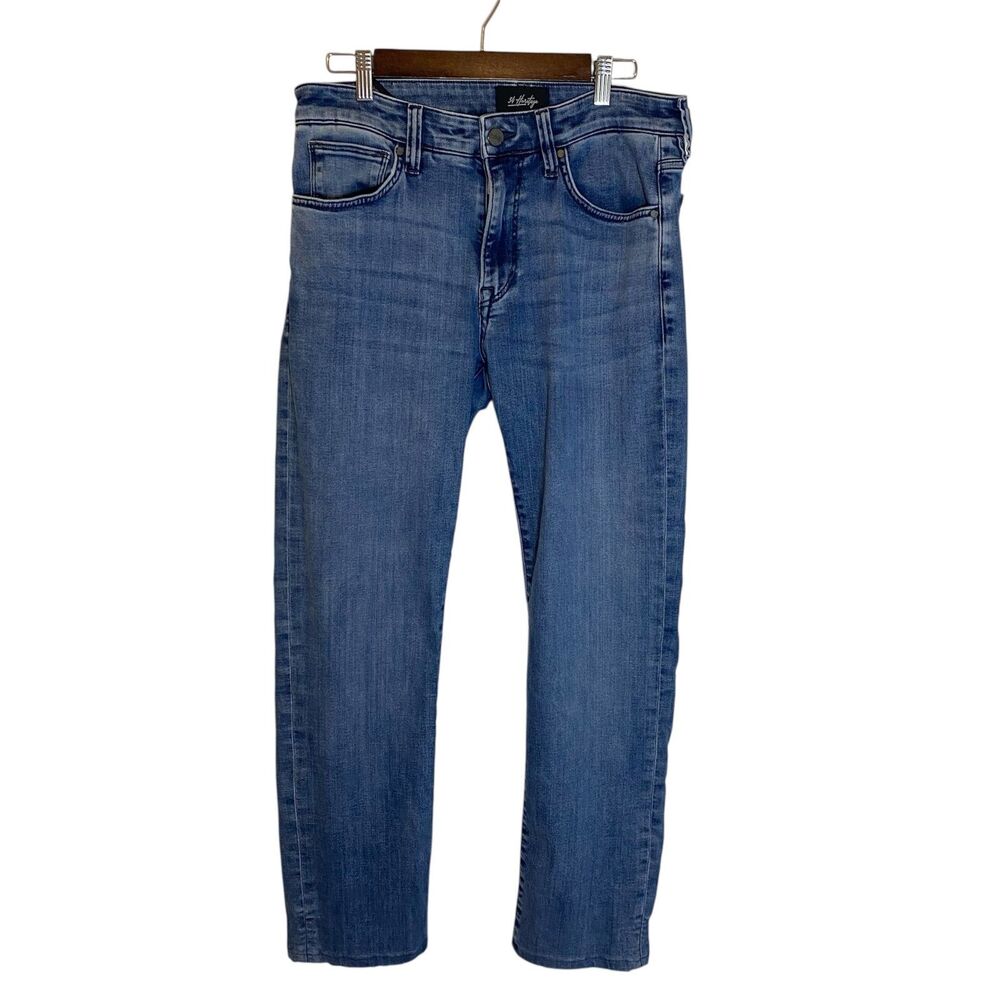 34 Heritage Courage Mid-Rise Straight Jeans Men’s 32x34 Light Wash Denim